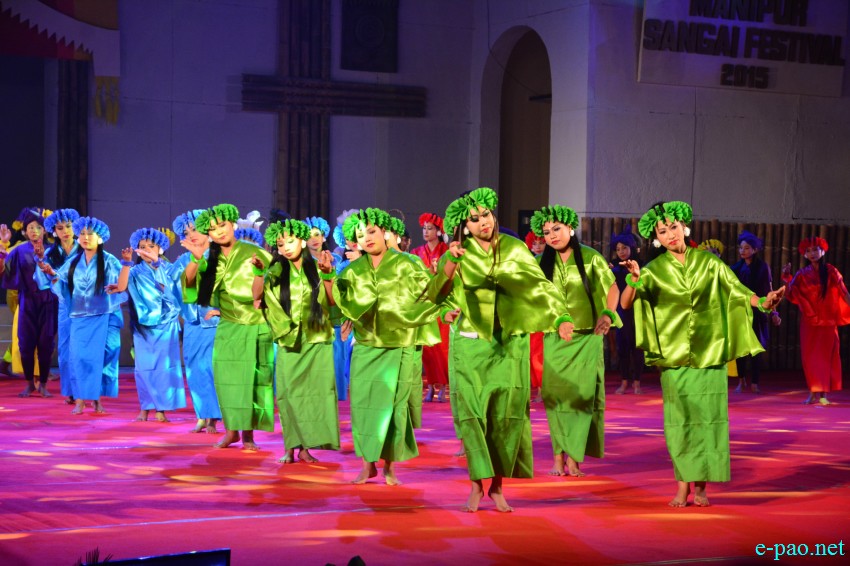 'Machu Taretki Mashek Mangaal' Choreography : Closing Ceremony Manipur Sangai Festival at BOAT :: Nov 30 2015