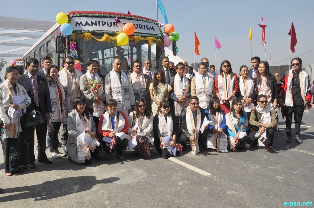 Day 2 : Flagging Off of Conducted Tour Bus Service in connection with Sangai Festival  :: November 22 2015
