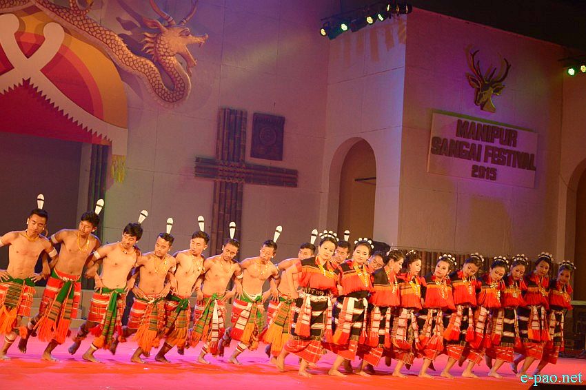 Day 4 :  Zemei and Rongmei Cultural Dance as part of Manipur Sangai Festival at BOAT :: November 24 2015