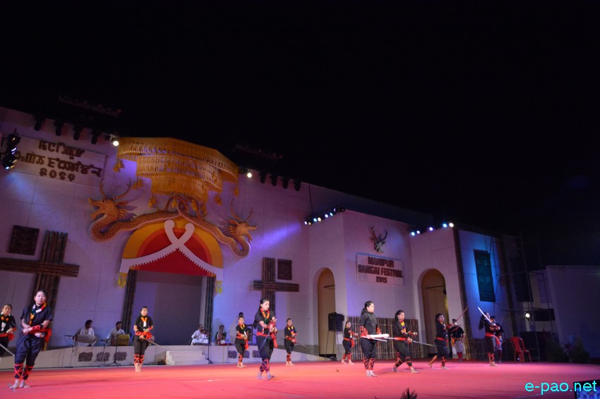 Day 5 :   Choreographic presentation based on Thang-Ta  as part of Manipur Sangai Festival at BOAT :: November 25 2015
