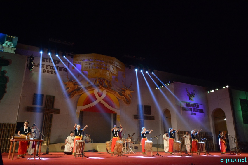 Day 6 :  Dancing Drummers performance   as part of Manipur Sangai Festival at BOAT :: November 26 2015