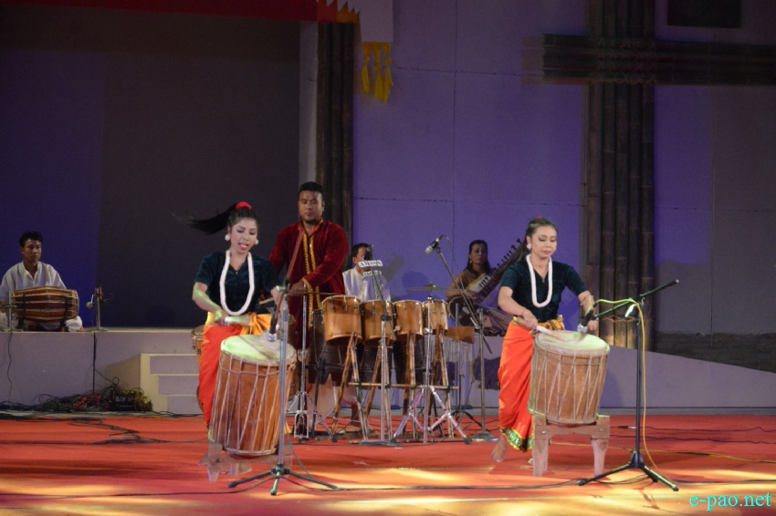 Day 6 : Dancing Drummers performance as part of Manipur Sangai Festival at BOAT :: November 26 2015