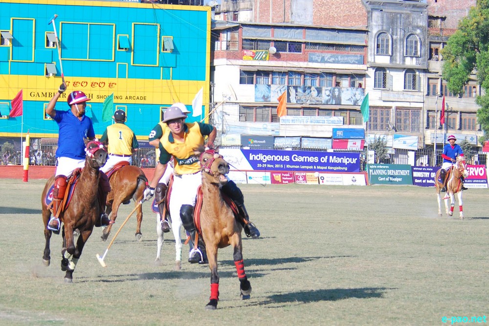 Day 7 : 9th Manipur Polo International : India Vs Australia   at Mapal Kangjeibung, Imphal :: November 27 2015