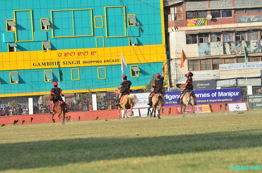 Day 9 : Arambai show performance at Polo ground as part of Sangai Festival :: November 29 2015