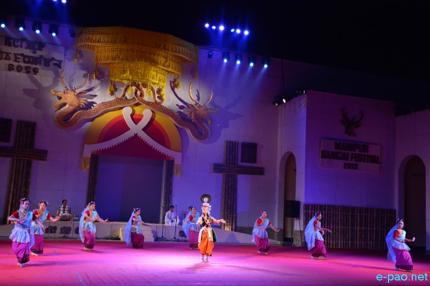 Day 9 : Various Manipuri Dance performance as part of Manipur Sangai Festival at Hatta Kangjeibung  :: November 29 2015
