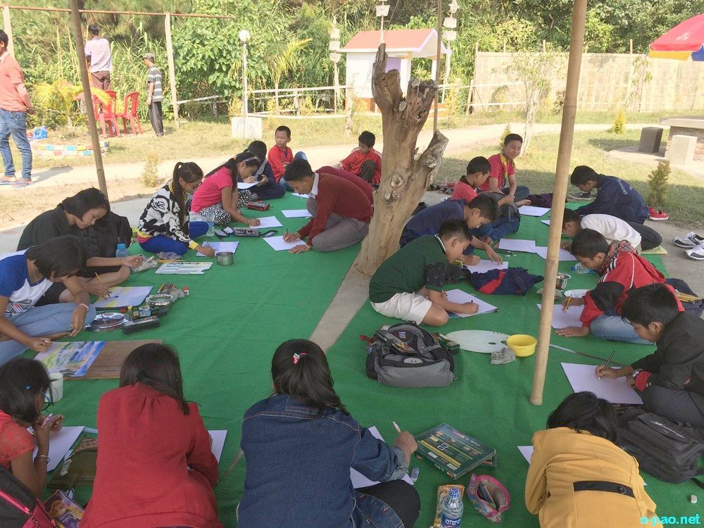 Sangai Youth Art Challenge 2015 - Painting and Photography competition - at Maniwood Children Park,  Thangmeiband :: November 15  2015