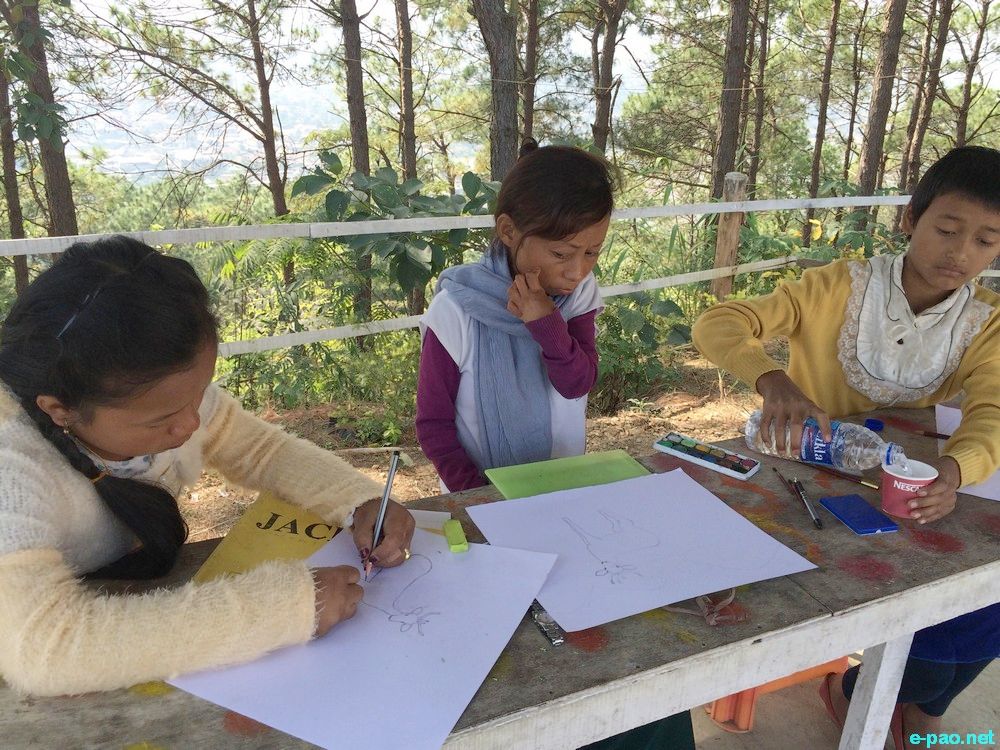 Sangai Youth Art Challenge 2015 - Painting and Photography competition - at Maniwood Children Park, Thangmeiband :: November 15  2015