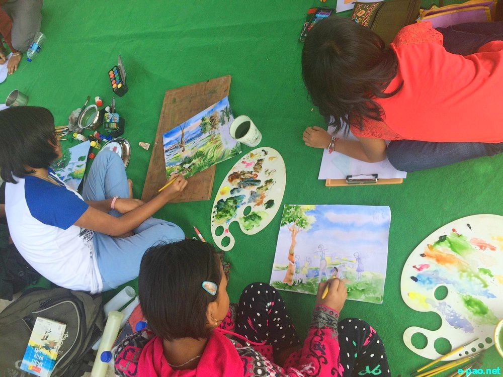 Sangai Youth Art Challenge 2015 - Painting and Photography competition - at Maniwood Children Park,  Thangmeiband :: November 15  2015