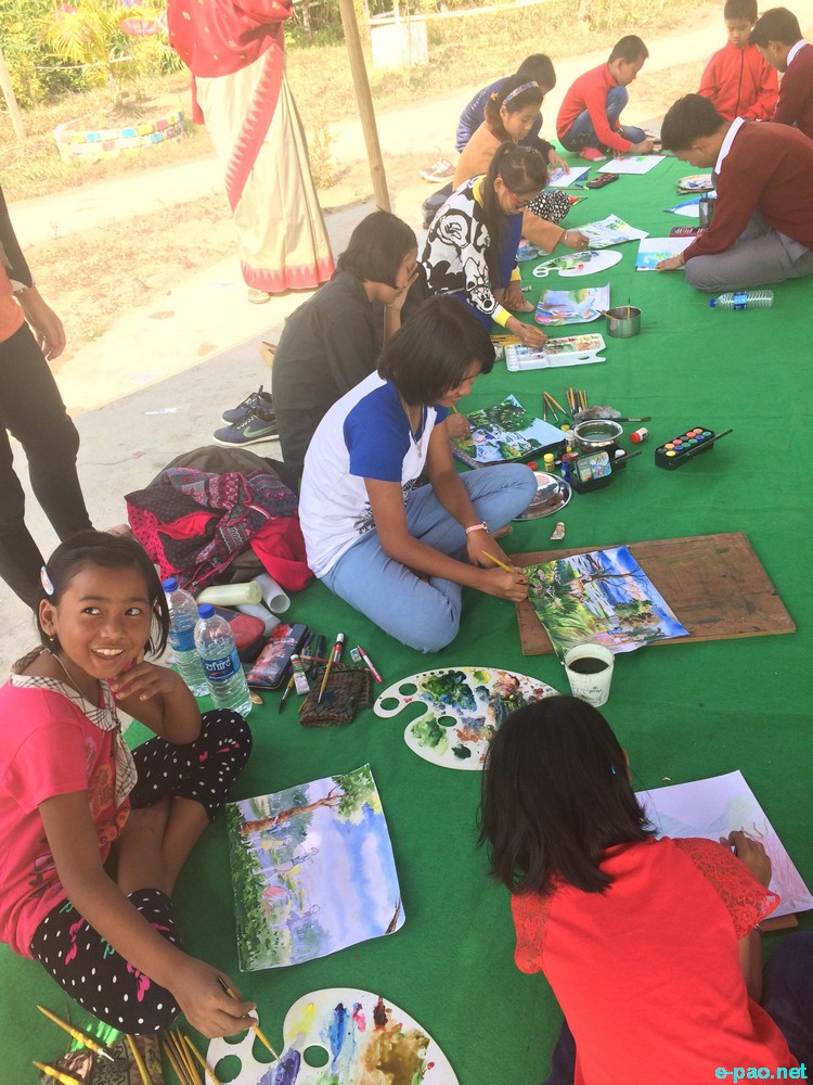 Sangai Youth Art Challenge 2015 - Painting and Photography competition - at Maniwood Children Park, Thangmeiband :: November 15  2015