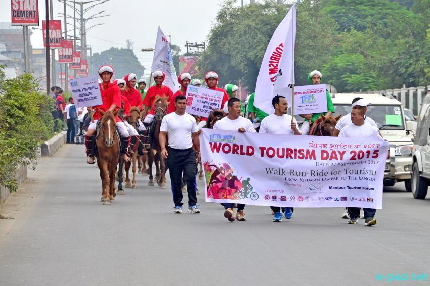 World Tourism Day celebrated from Khuman Lampak to Kangla :: 27 September 2015