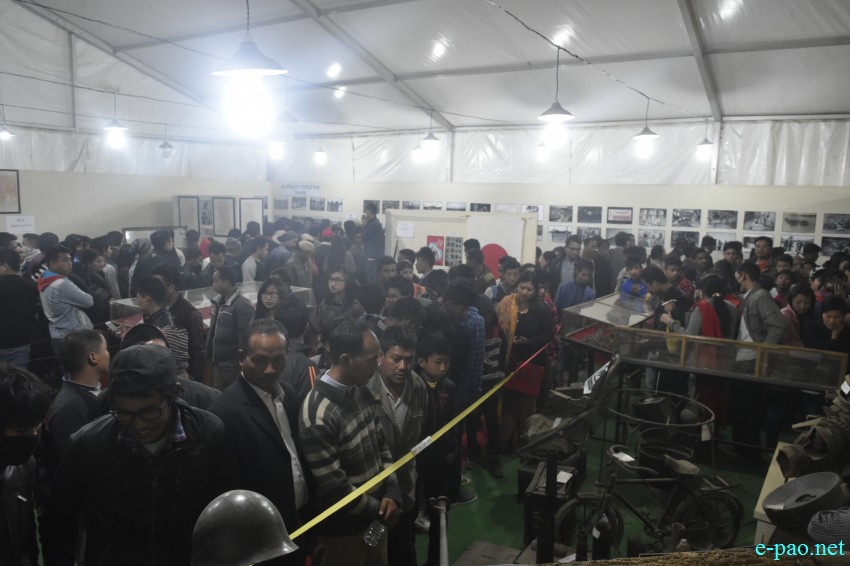 Exhibit from World War II Museum  as part of Manipur Sangai Festival at Hapta Kangjeibung, Imphal  :: November 29 2015