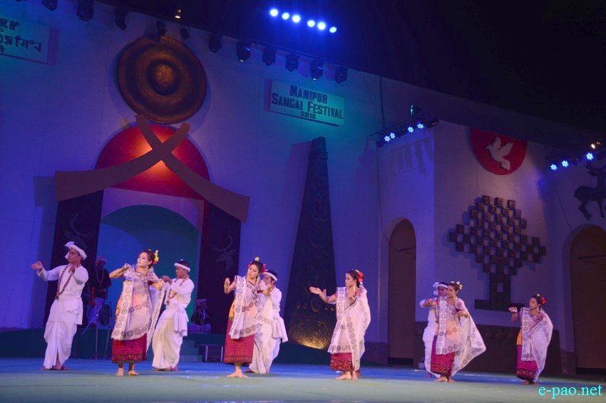 Phungarel Jagoi : Day 3 : Cultural event at Manipur Sangai Festival at BOAT :: November 23 2016