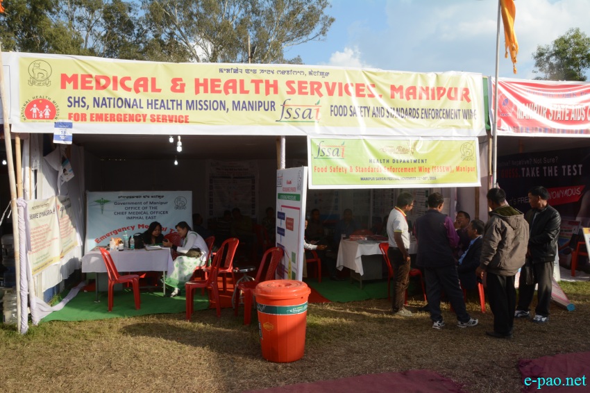 Day 9 : Food Stalls  at Manipur Sangai Festival at Hapta Kangjeibung :: November 29 2016
