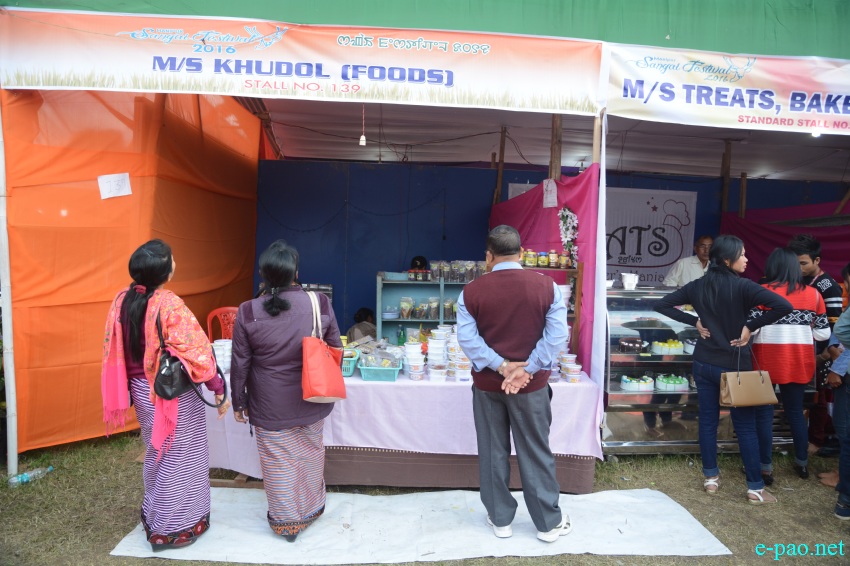 Day 9 : Food Stalls   at Manipur Sangai Festival at Hapta Kangjeibung :: November 29 2016