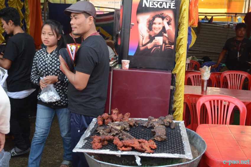 Day 9 : Food Stalls   at Manipur Sangai Festival at Hapta Kangjeibung :: November 29 2016