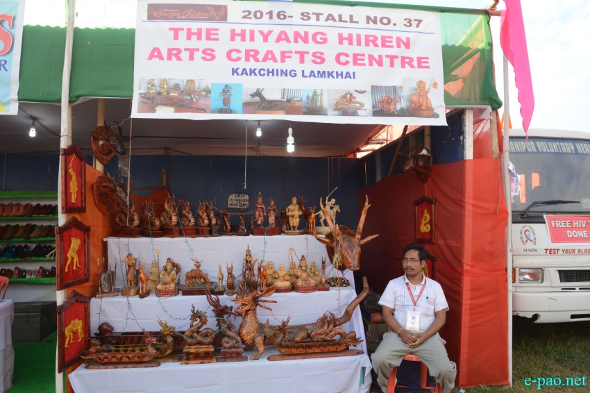 Day 9 : Stalls  at Manipur Sangai Festival at Hapta Kangjeibung :: November 29 2016