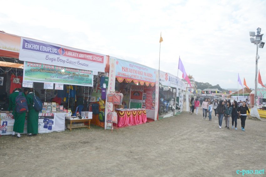 Day 9 : Stalls  at Manipur Sangai Festival at Hapta Kangjeibung :: November 29 2016