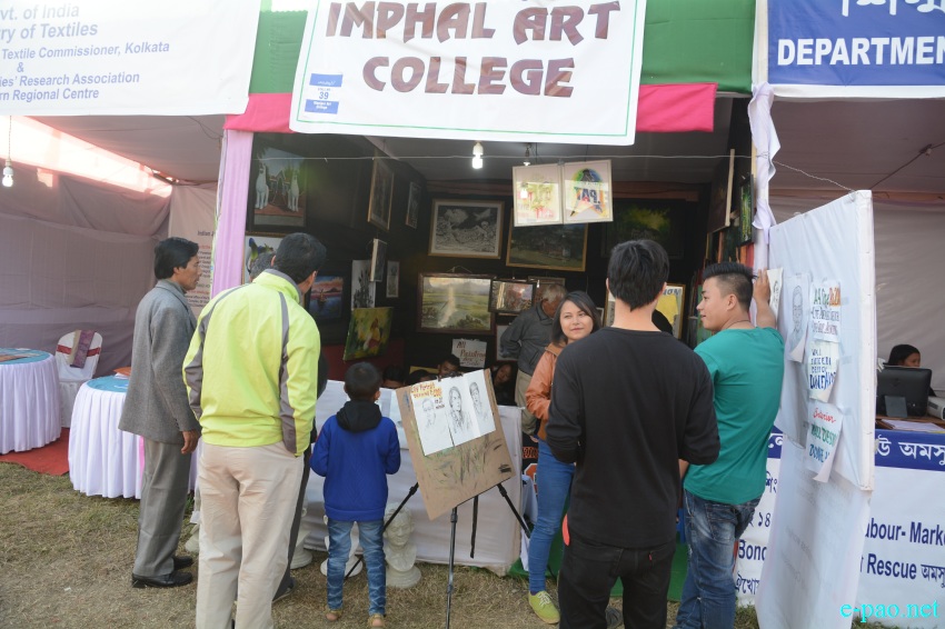 Day 9 : Stalls  at Manipur Sangai Festival at Hapta Kangjeibung :: November 29 2016