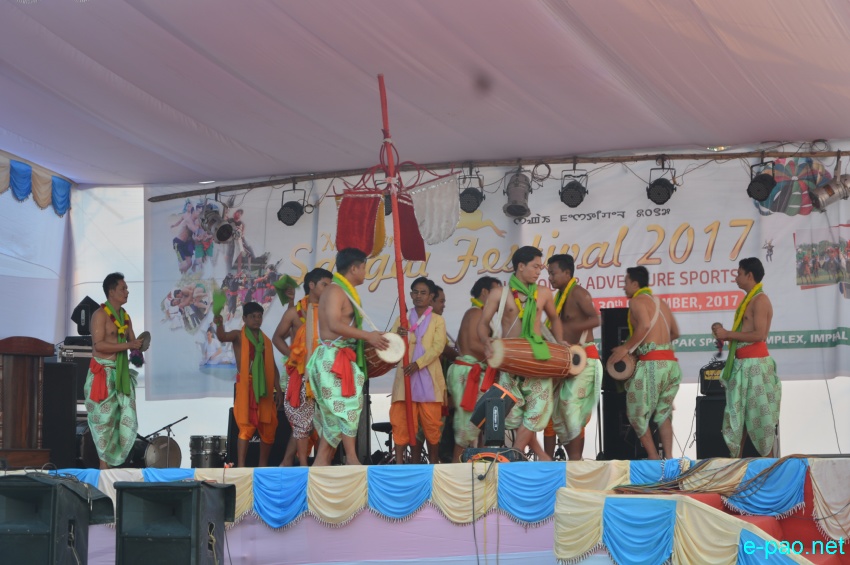 Day 2 : Dhol Dholok Cholom performance  at Manipur Sangai Festival :: November 22 2017