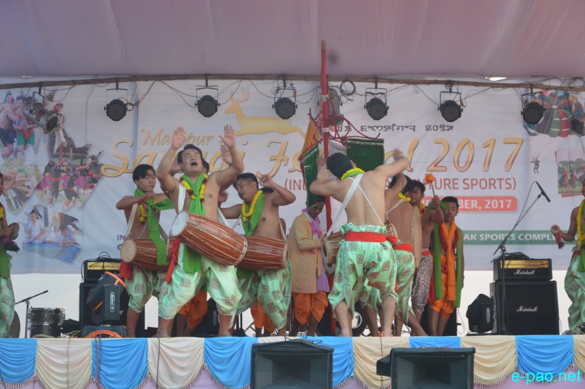 Day 2 : Dhol Dholok Cholom performance  at Manipur Sangai Festival :: November 22 2017