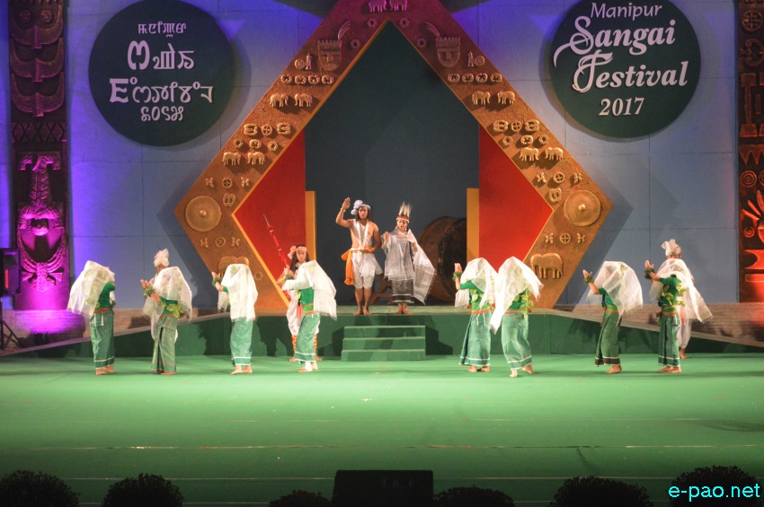 Day 3 : Pureiromba Naheirol Drama  performance  at Manipur Sangai Festival at Hapta Kangjeibung :: November 23 2017