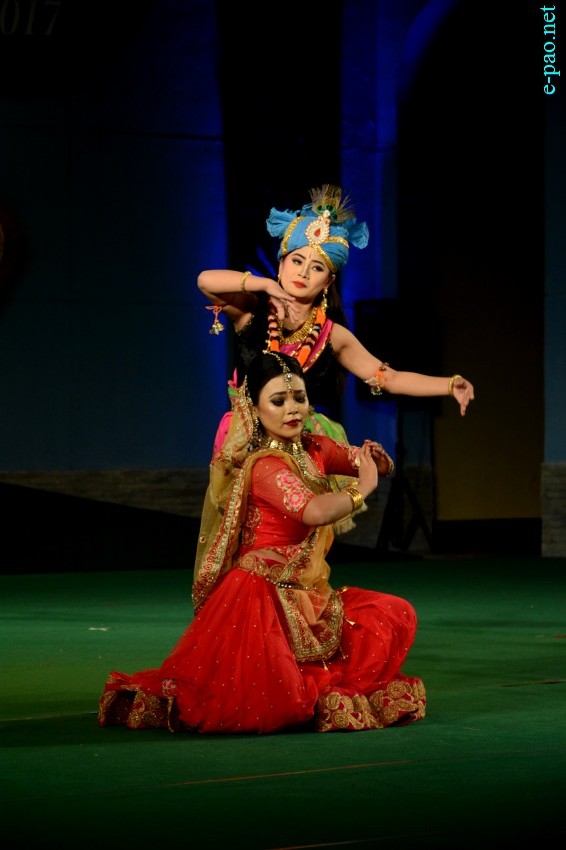 Day 4: Dance Composition of Kathak & Manipuri   at Manipur Sangai Festival at Hapta Kangjeibung :: November 24 2017