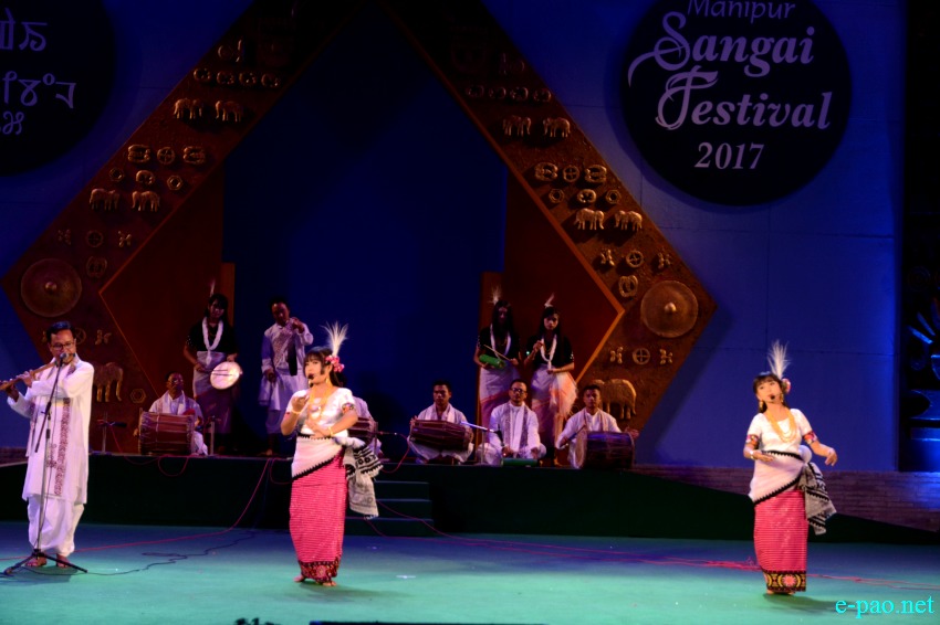 Day 4: Folk Song performance  at Manipur Sangai Festival at Hapta Kangjeibung :: November 24 2017