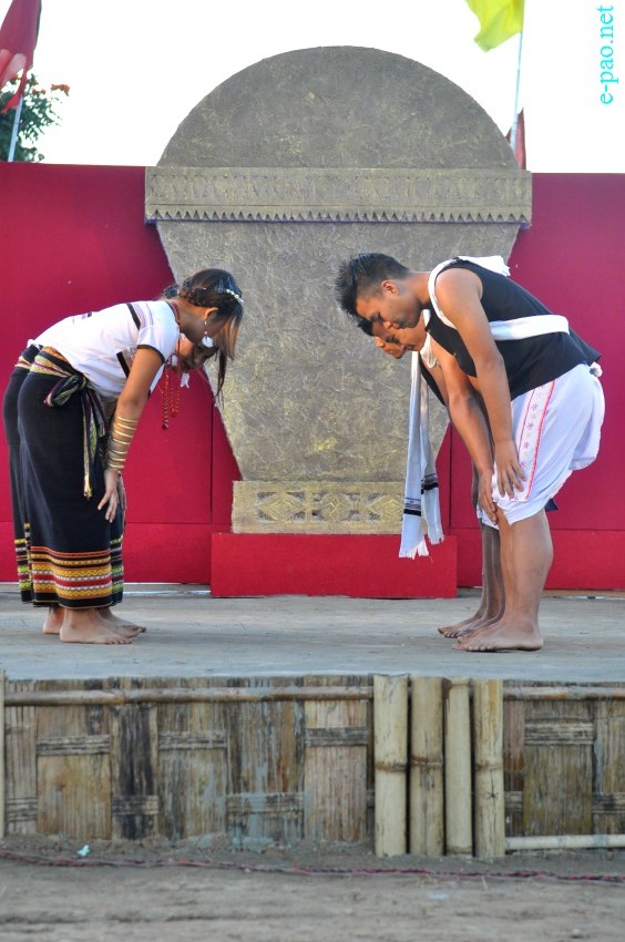 Day 4: Maring Dance performance  at Manipur Sangai Festival at Hapta Kangjeibung :: November 24 2017