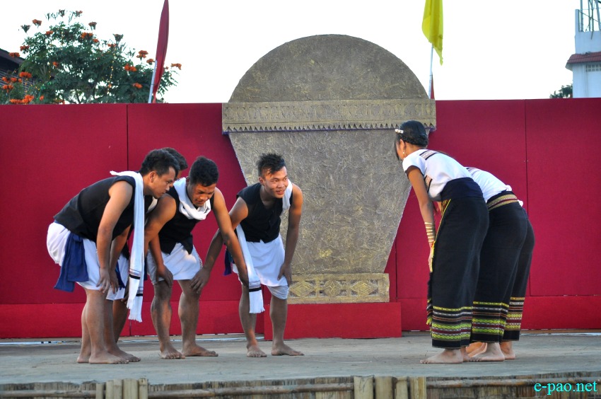 Day 4: Maring Dance performance  at Manipur Sangai Festival at Hapta Kangjeibung :: November 24 2017