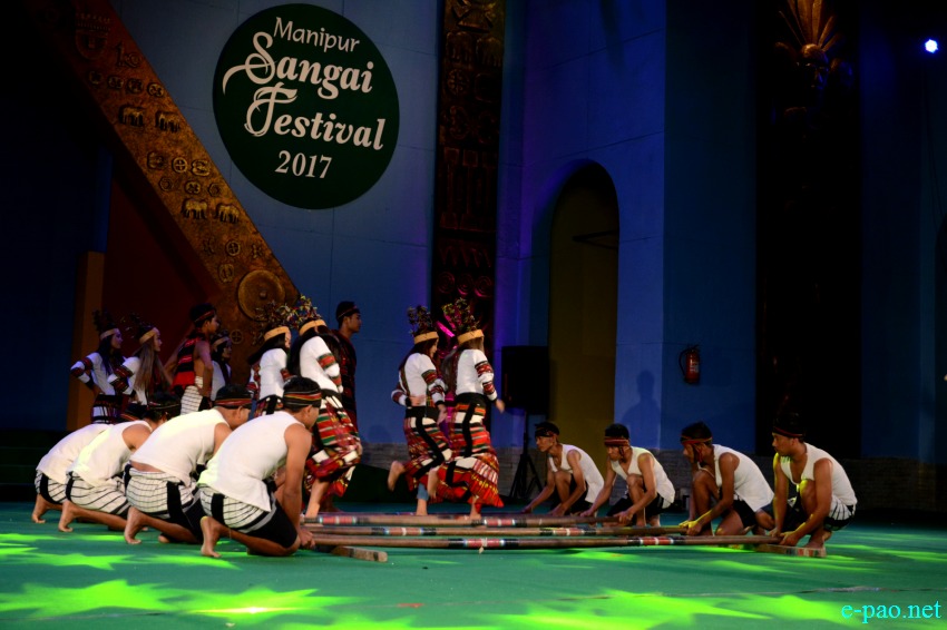 Day 4: Hmar Fahrel Tawklam performance  at Manipur Sangai Festival at Hapta Kangjeibung :: November 24 2017