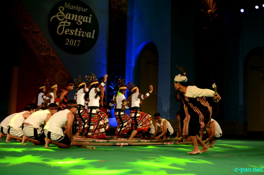 Day 4: Hmar Fahrel Tawklam performance  at Manipur Sangai Festival at Hapta Kangjeibung :: November 24 2017
