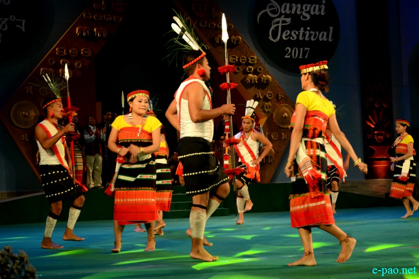 Day 4: Kangpokpi Cultural Performance  at Manipur Sangai Festival at Hapta Kangjeibung :: November 24 2017