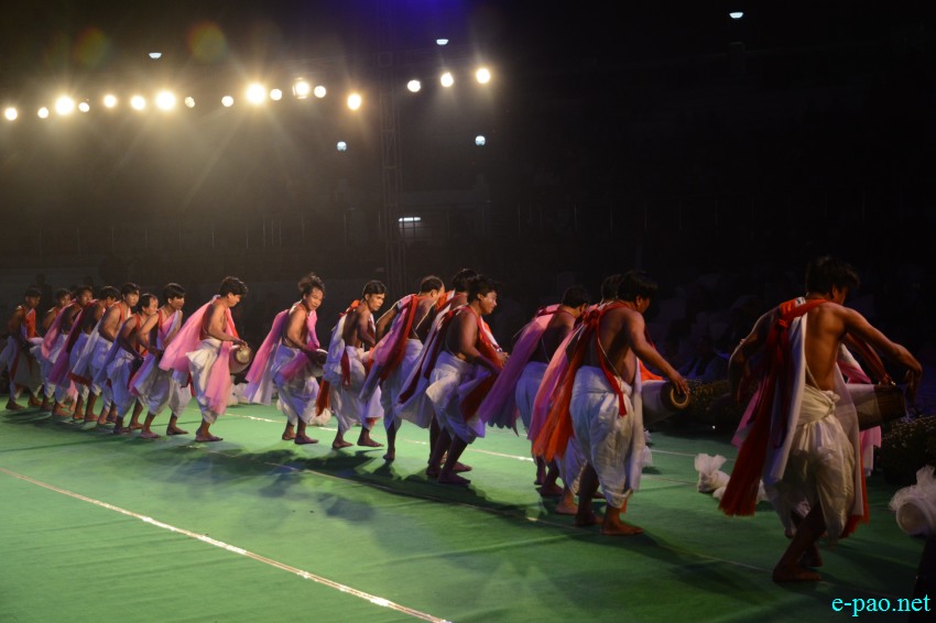 Day 5: Pung Chollom performance  at Manipur Sangai Festival at Hapta Kangjeibung :: 25 November 2017