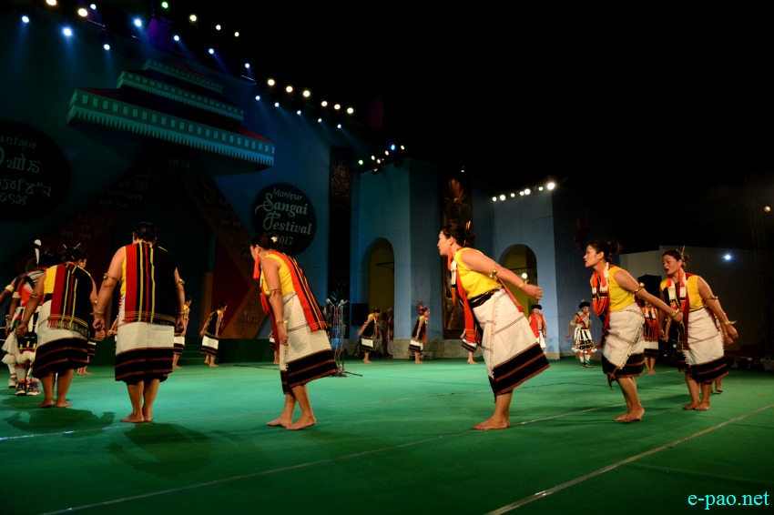 Day 5: Dance by Artistes from Senapati  at Manipur Sangai Festival at Hapta Kangjeibung :: 25 November 2017
