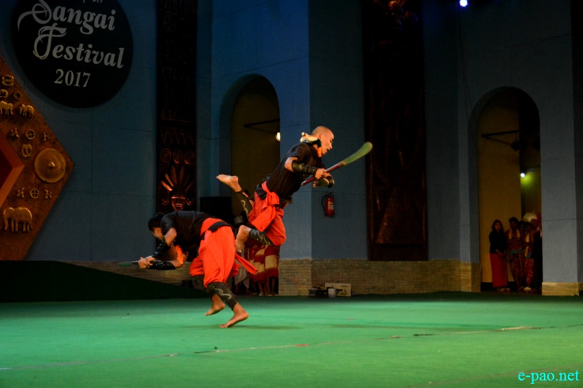 Day 5: Thang Ta performance at Manipur Sangai Festival at Hapta Kangjeibung :: 25 November 2017