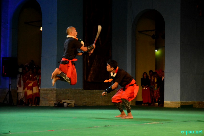 Thang Ta performance  at Manipur Sangai Festival at Hapta Kangjeibung :: 25 November 2017