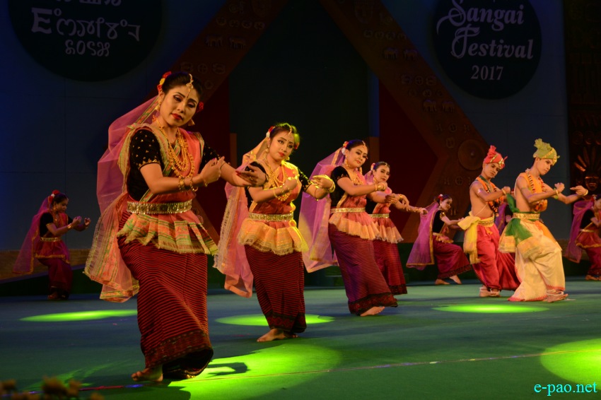 Day 6 : 'Reel of Dance' performance   at Manipur Sangai Festival at Hapta Kangjeibung :: 26 November 2017