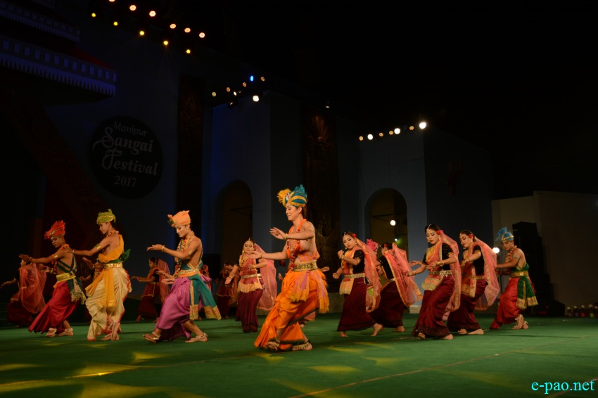 Day 6 : 'Reel of Dance' performance    at Manipur Sangai Festival at Hapta Kangjeibung :: 26 November 2017