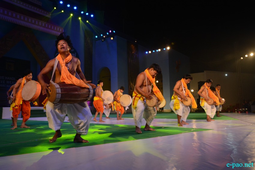 Day 7 : Dhol Chollom  performance    at Manipur Sangai Festival at Hapta Kangjeibung :: November 27 2017
