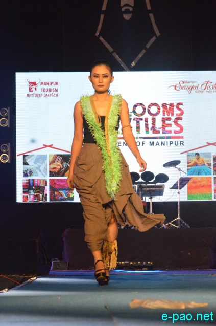 Day 7 : Fashion Show: 'Handloom and Textile' at Manipur Sangai Festival at Lamboi Khongnangkhong :: 27 November 2017