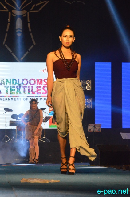 Day 7 : Fashion Show: 'Handloom and Textile' at Manipur Sangai Festival at Lamboi Khongnangkhong :: 27 November 2017