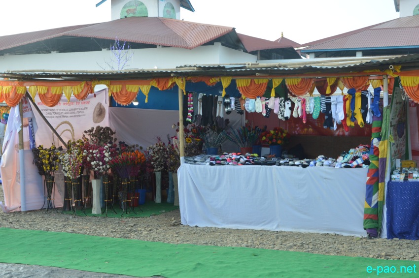 Day 7 : Commercial Stalls at Lamboi Khonangkhong  at Manipur Sangai Festival ::27 November 2017