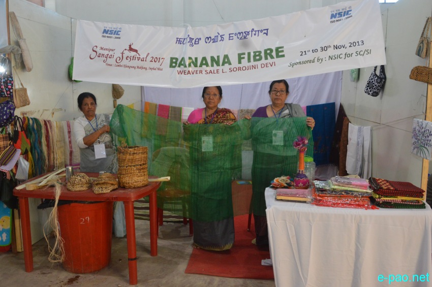 Day 7 : Commercial Stalls at Lamboi Khonangkhong  at Manipur Sangai Festival :: 27 November 2017
