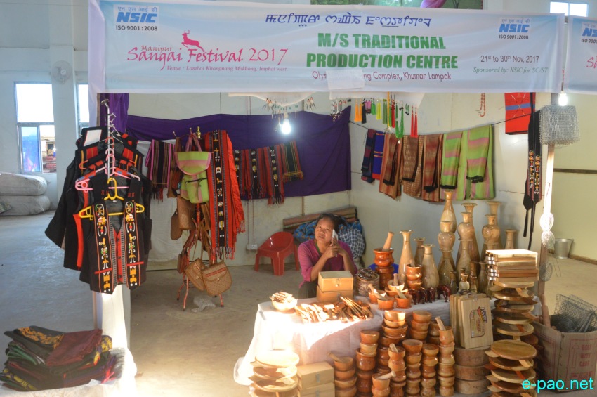 Day 7 : Commercial Stalls at Lamboi Khonangkhong  at Manipur Sangai Festival ::27 November 2017