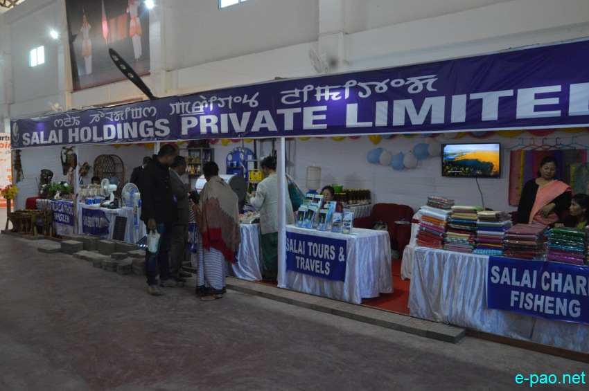 Day 7 : Commercial Stalls at Lamboi Khonangkhong  at Manipur Sangai Festival :: 27 November 2017