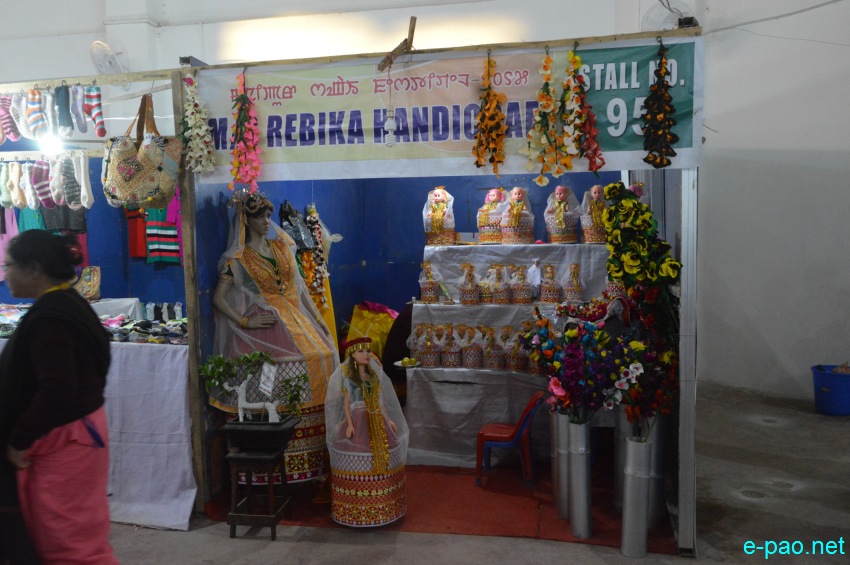 Day 7 : Commercial Stalls at Lamboi Khonangkhong  at Manipur Sangai Festival :: 27 November 2017