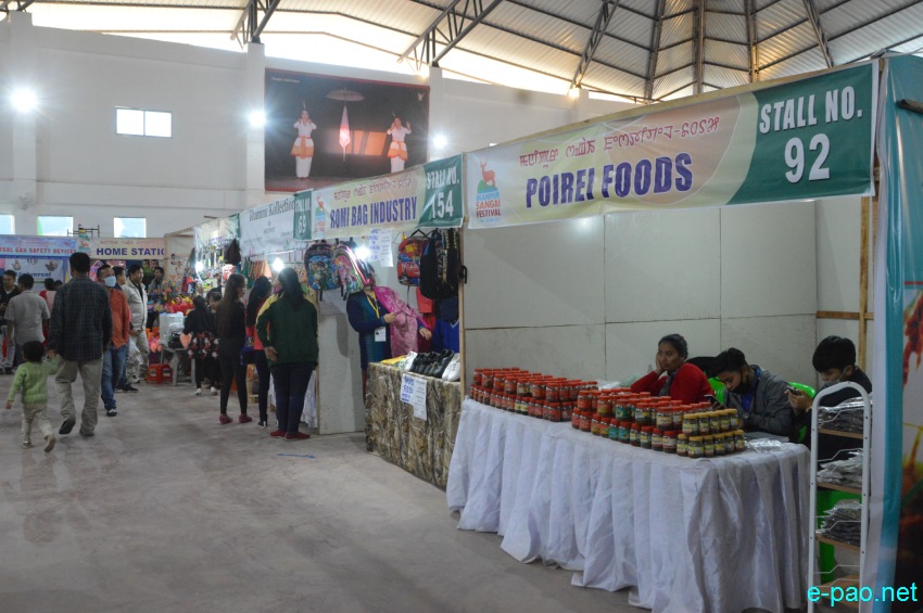 Day 7 : Commercial Stalls at Lamboi Khonangkhong  at Manipur Sangai Festival :: 27 November 2017