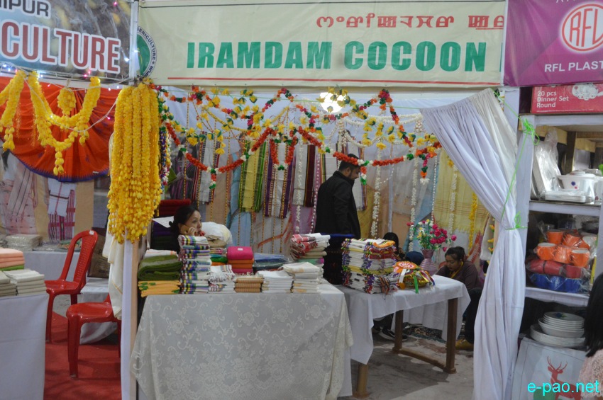 Day 7 : Commercial Stalls at Lamboi Khonangkhong  at Manipur Sangai Festival :: 27 November 2017