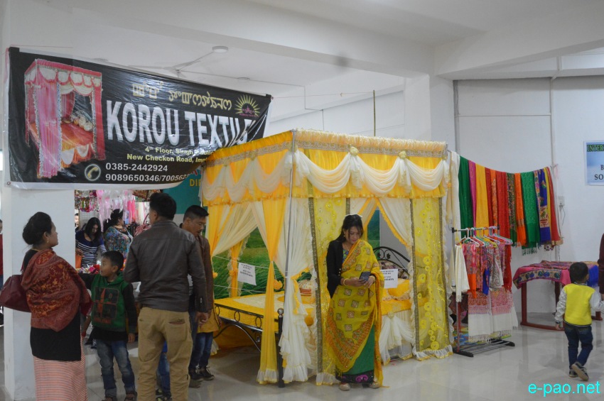 Day 7 : Commercial Stalls at Lamboi Khonangkhong  at Manipur Sangai Festival :: 27 November 2017