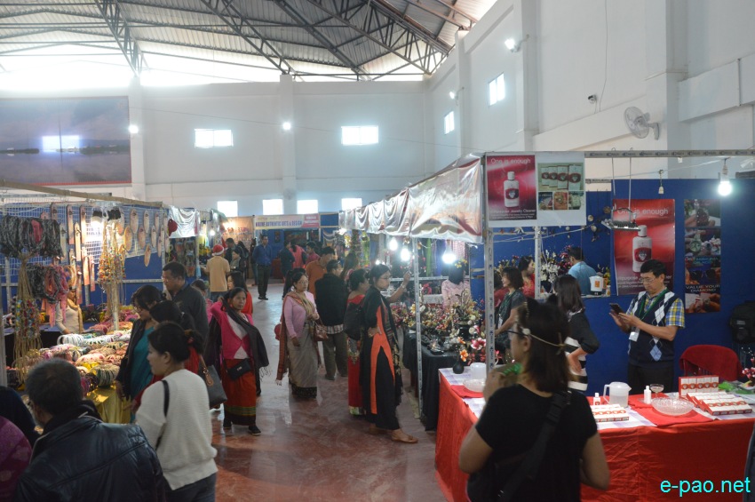 Day 7 : Commercial Stalls at Lamboi Khonangkhong  at Manipur Sangai Festival :: 27 November 2017